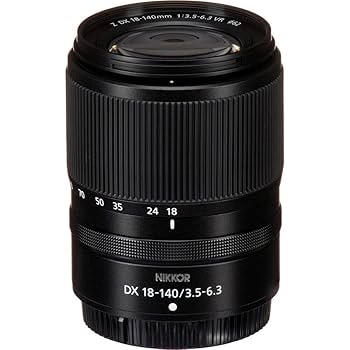 Amazon.com : Nikon NIKKOR Z DX 18-140mm f/3.5-6.3 VR, Black